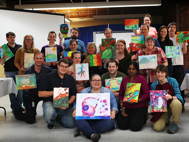 DEKA Paint Night Group Shot